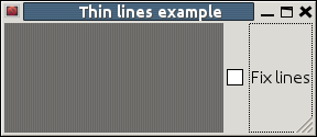 Drawing Area - Thin Lines